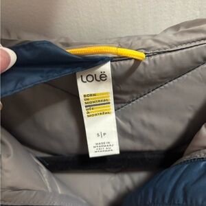 Lole Gray and Navy Jacket